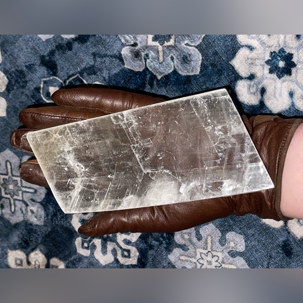 Rectangular Selenite Crystal